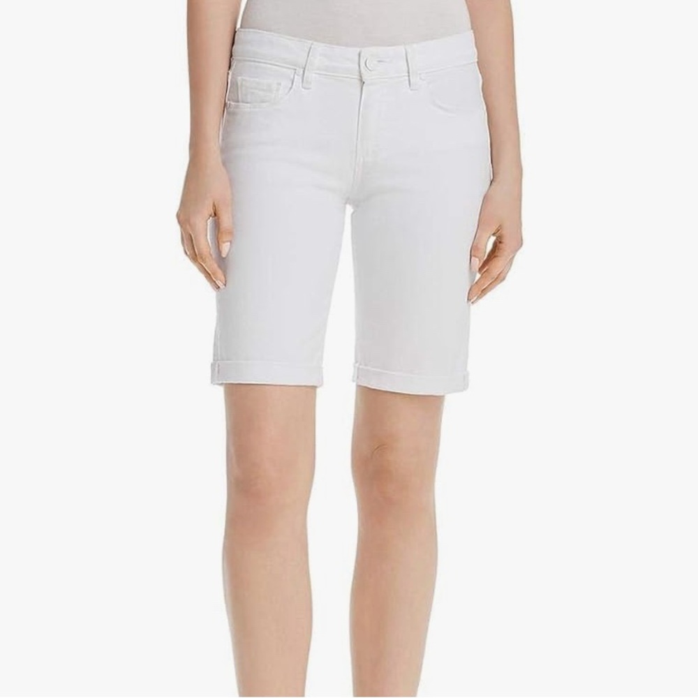 NWT Paige Jax Knee Short - Crisp White